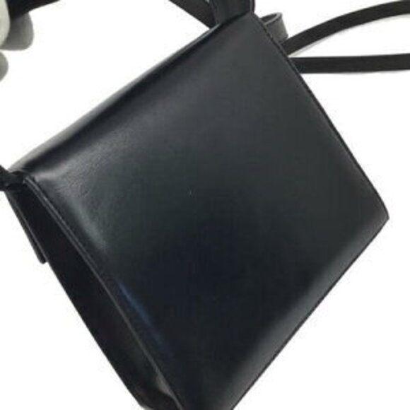 Salvatore Ferragamo Handbag Shoulder Bag Leather Black - Picture 8 of 15